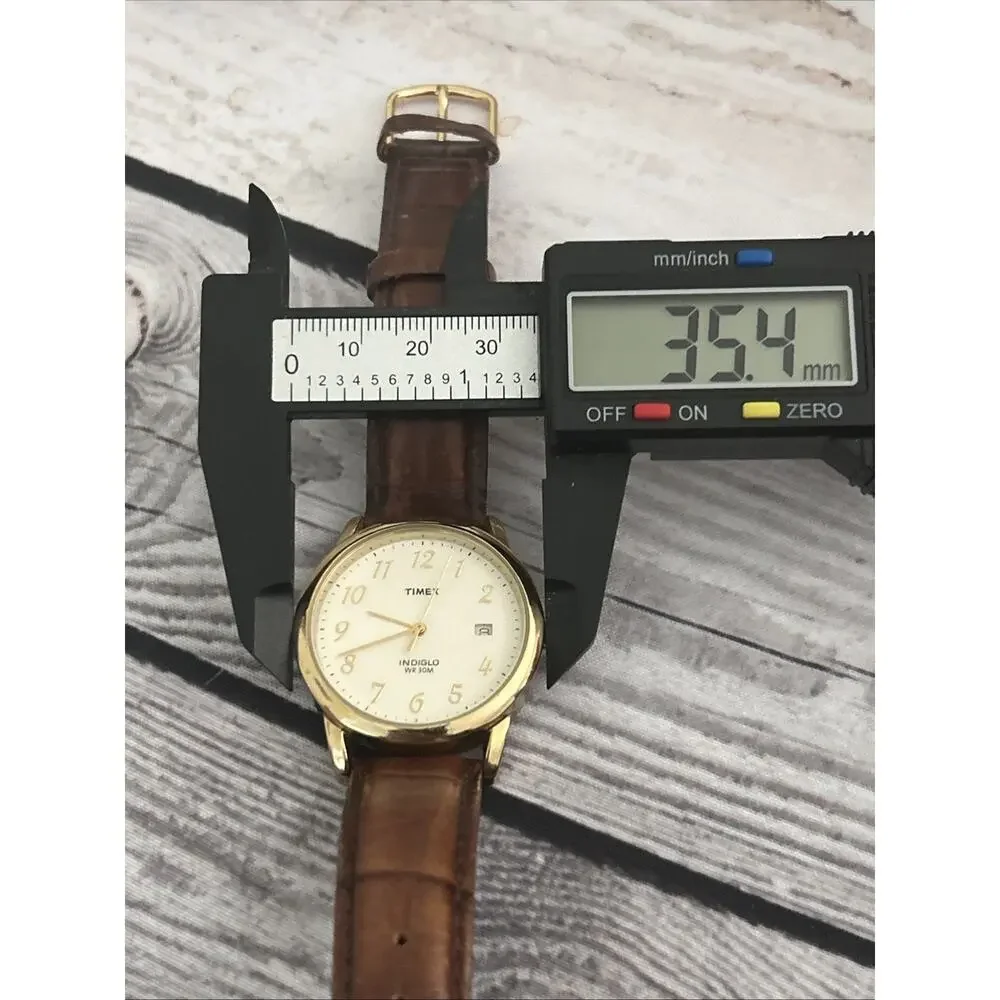 Timex Indiglo Gold Tone Quartz Watch